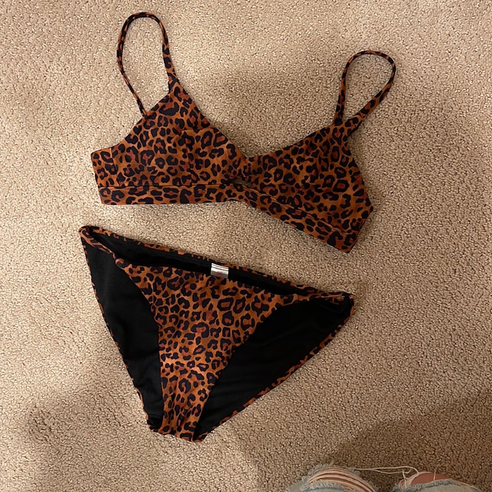 Cheetah print bikini